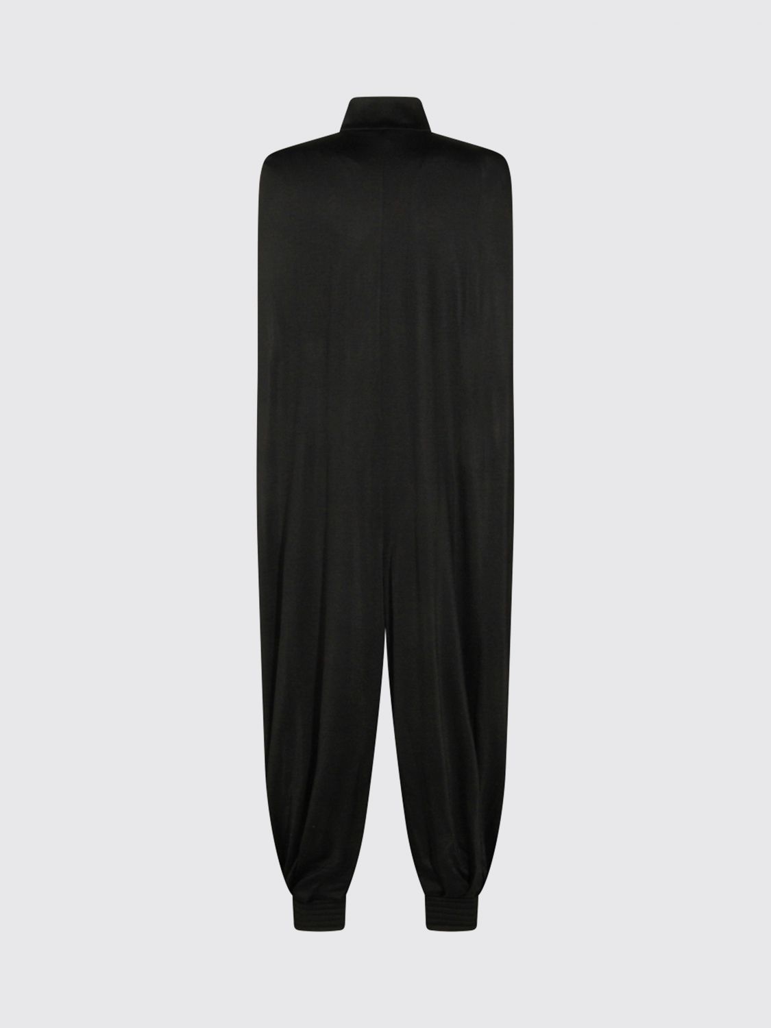 AlaiA Women Alaia Pure Wool Jumpsuit With High Neck And Ruched Shoulders ALAIA