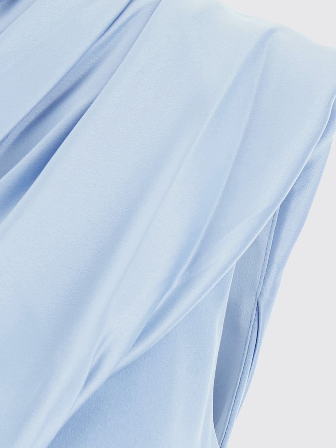 Solace London Women Gabriela One-Shoulder Draped Satin Long Evening Gown Solace London SOLACE LONDON