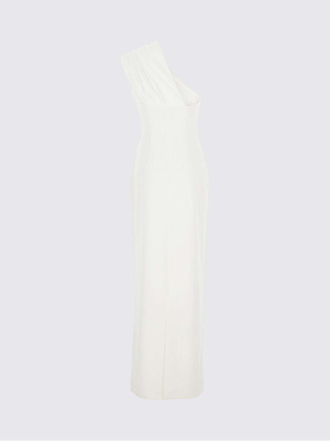 Solace London Women Solace London One-Shoulder Satin Long Gown With Back Slit SOLACE LONDON