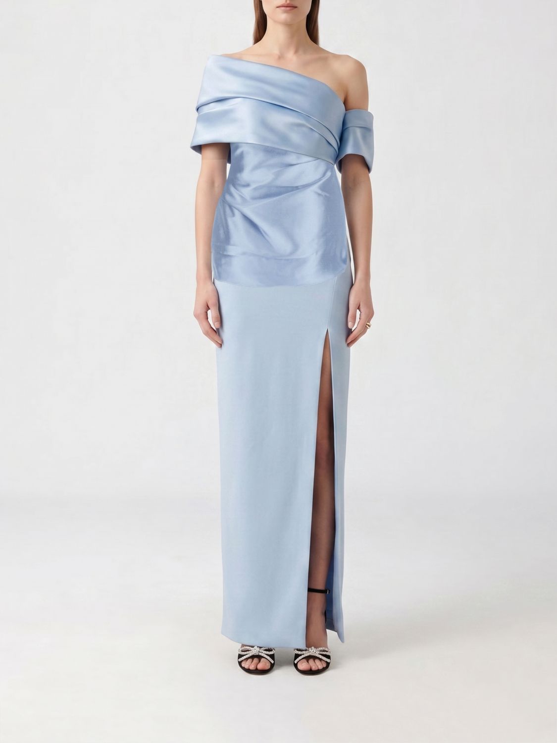 Solace London Dress Woman Blue SOLACE LONDON