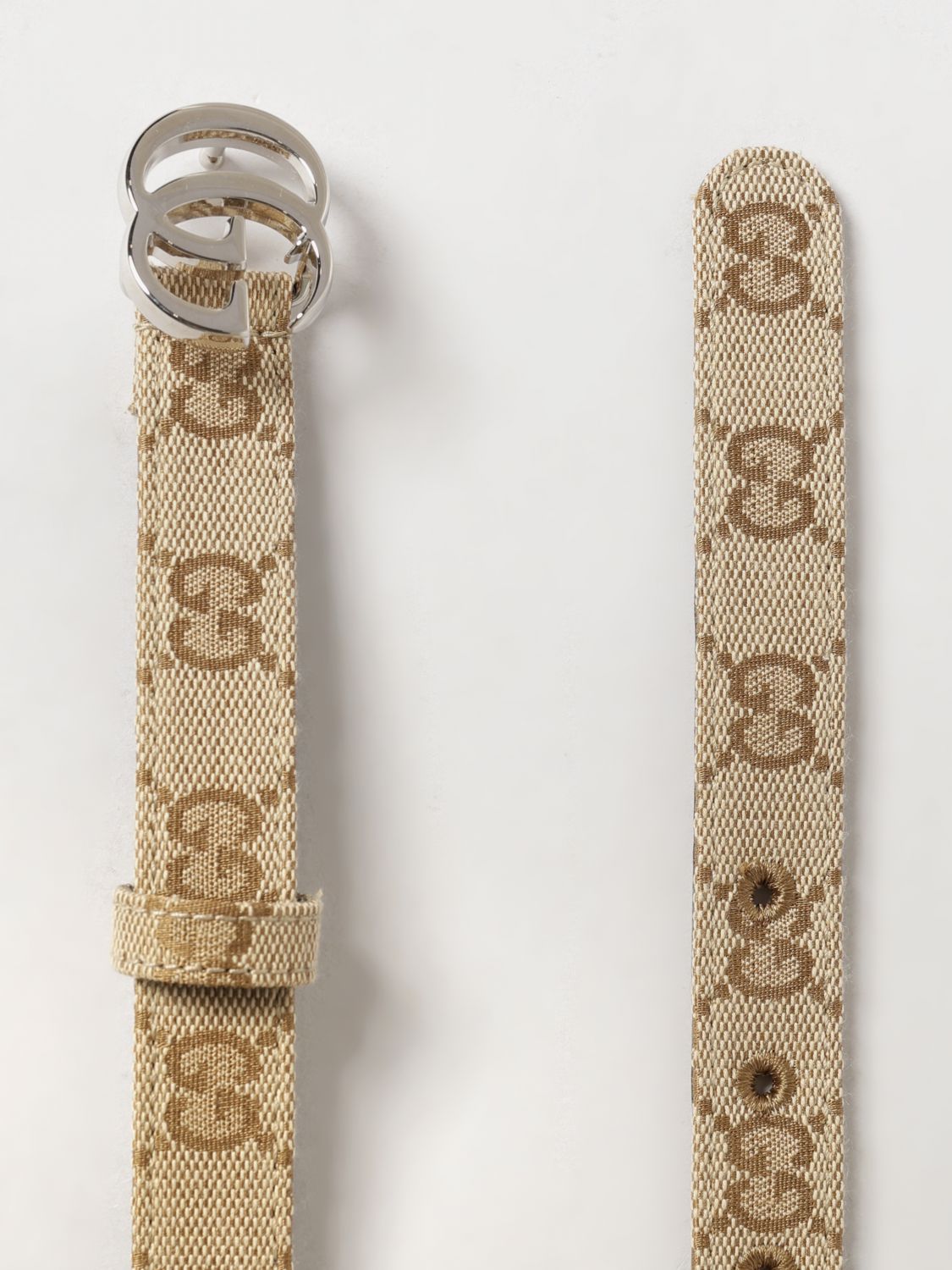 Gucci Belt Woman Beige GUCCI