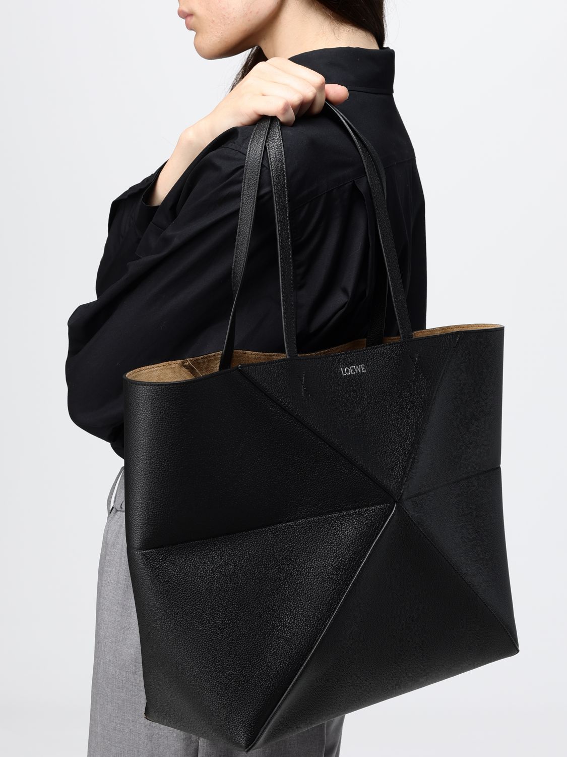 Loewe Tote Bag Woman Black LOEWE