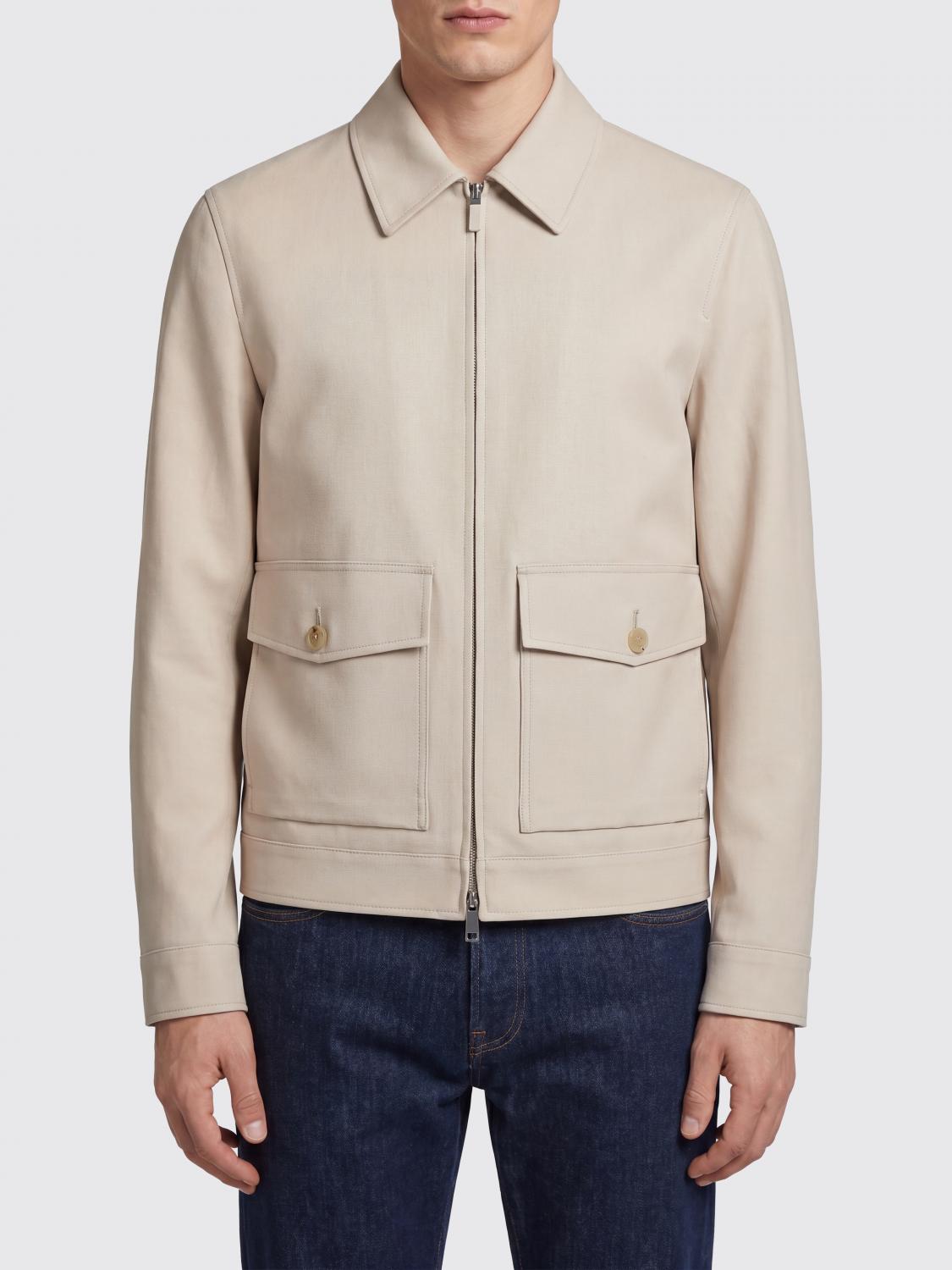Zegna Jacket Men Black ZEGNA