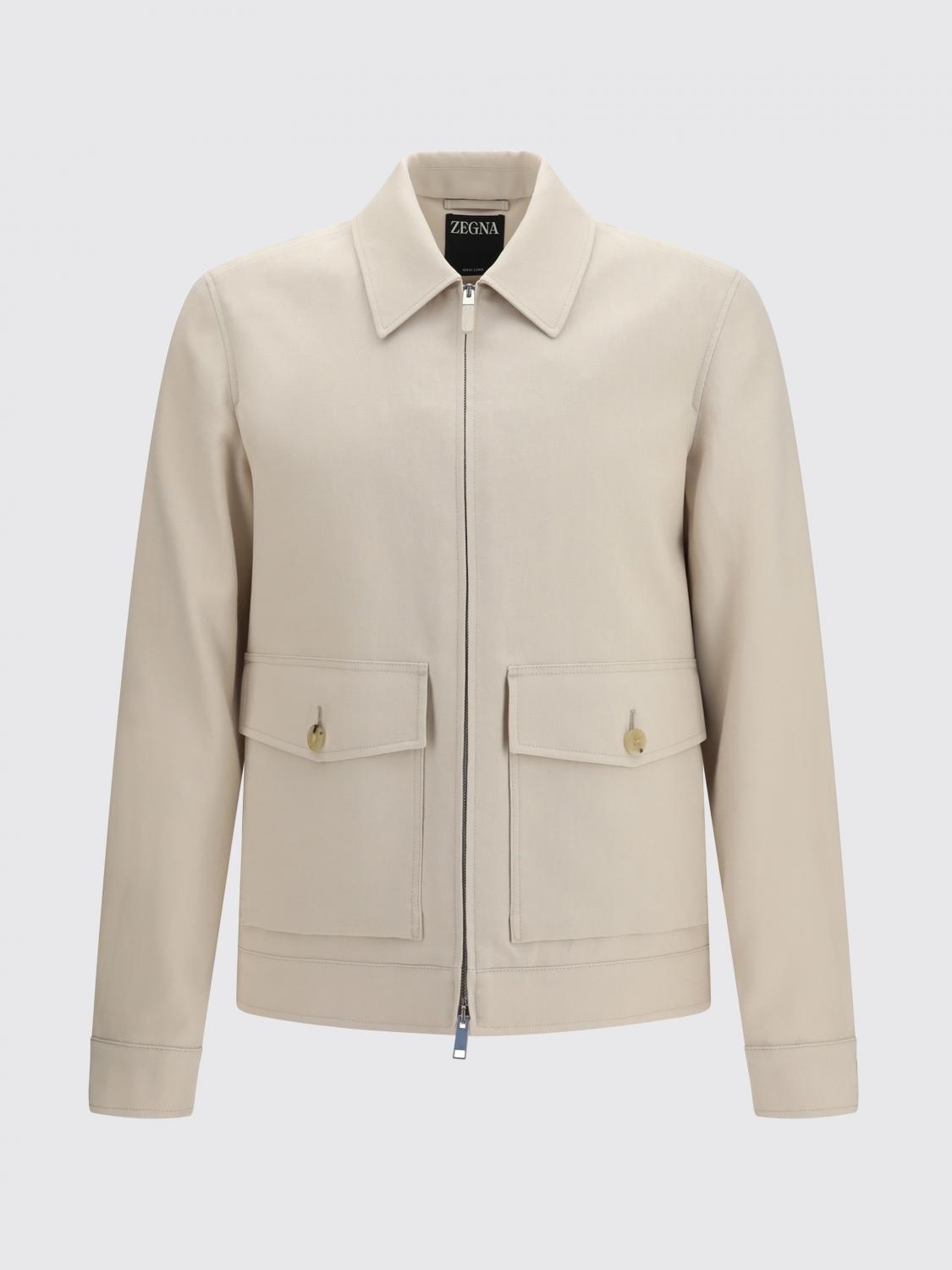 Zegna Jacket Men Black ZEGNA