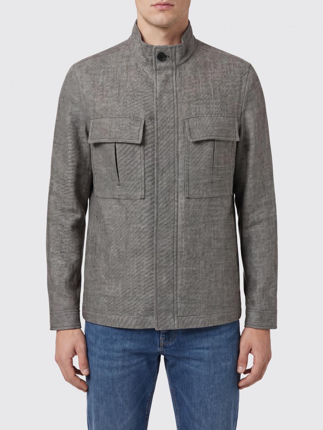 Zegna Jacket Men Black ZEGNA