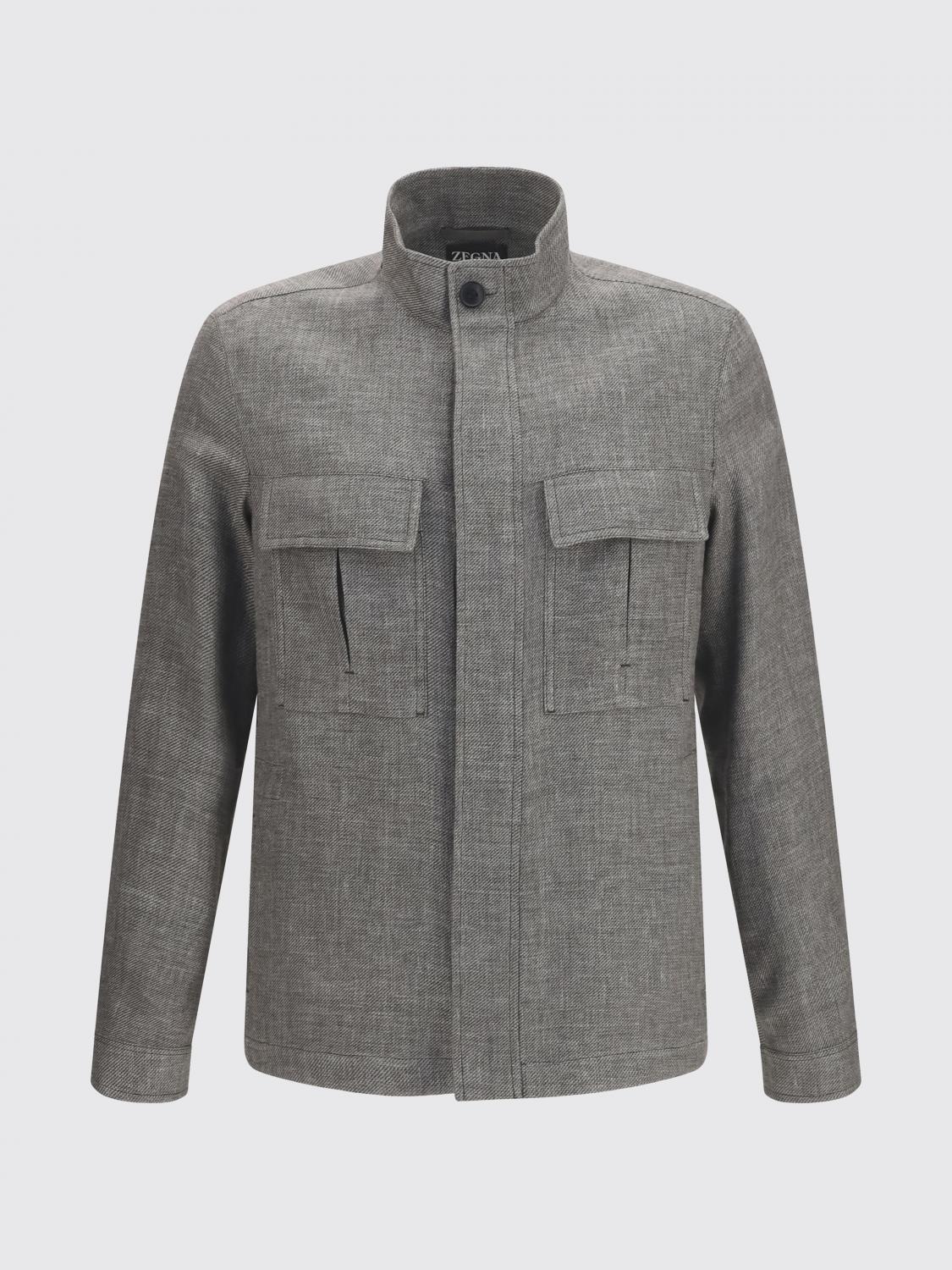 Zegna Jacket Men Black ZEGNA