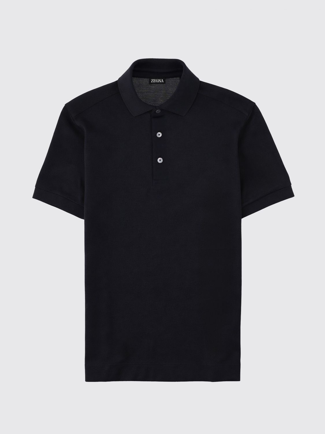 Zegna Polo Shirt Men Blue ZEGNA