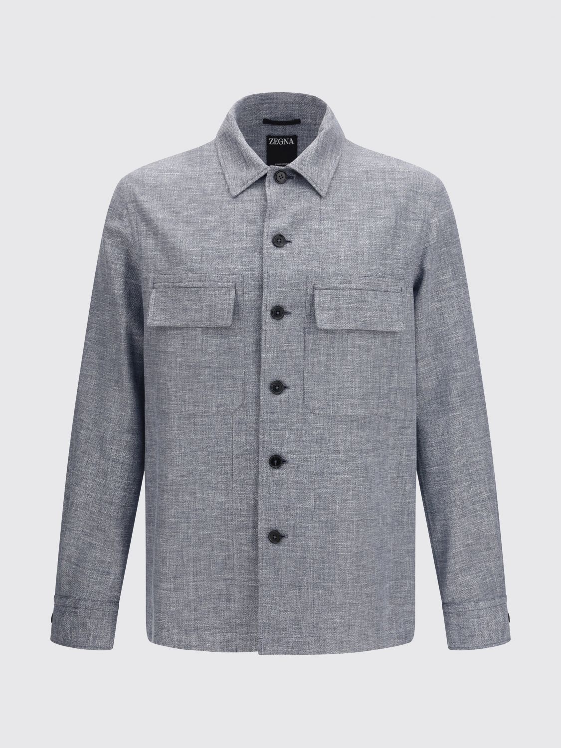 Zegna Jacket Men Grey ZEGNA