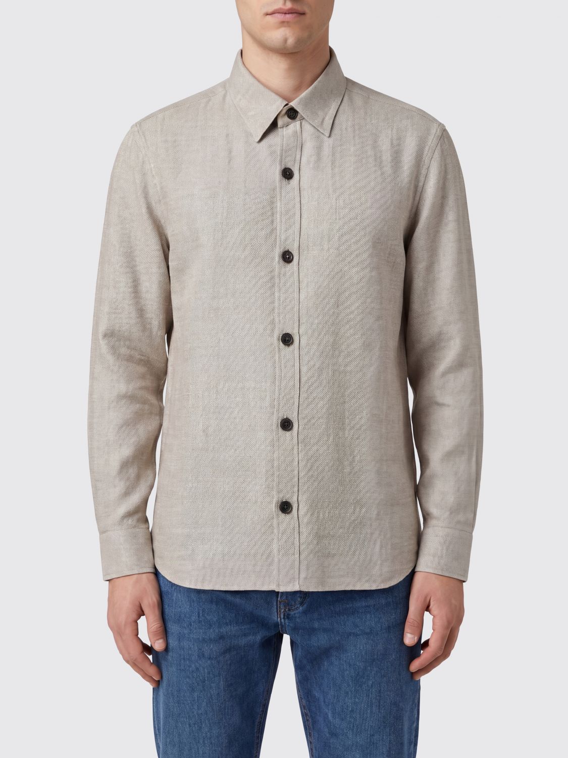 Zegna Jacket Men Grey ZEGNA