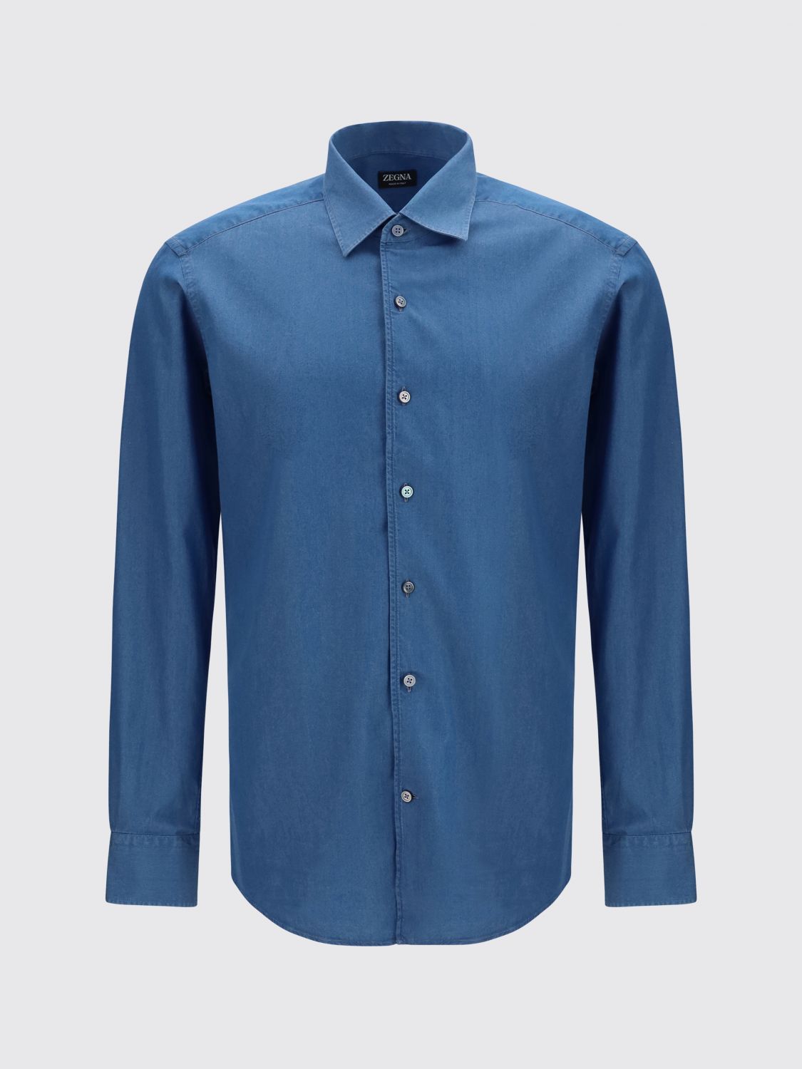 Zegna Shirt Men Grey ZEGNA