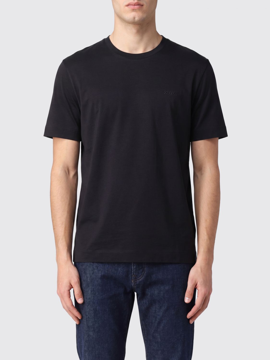 Zegna T-Shirt Men Black ZEGNA