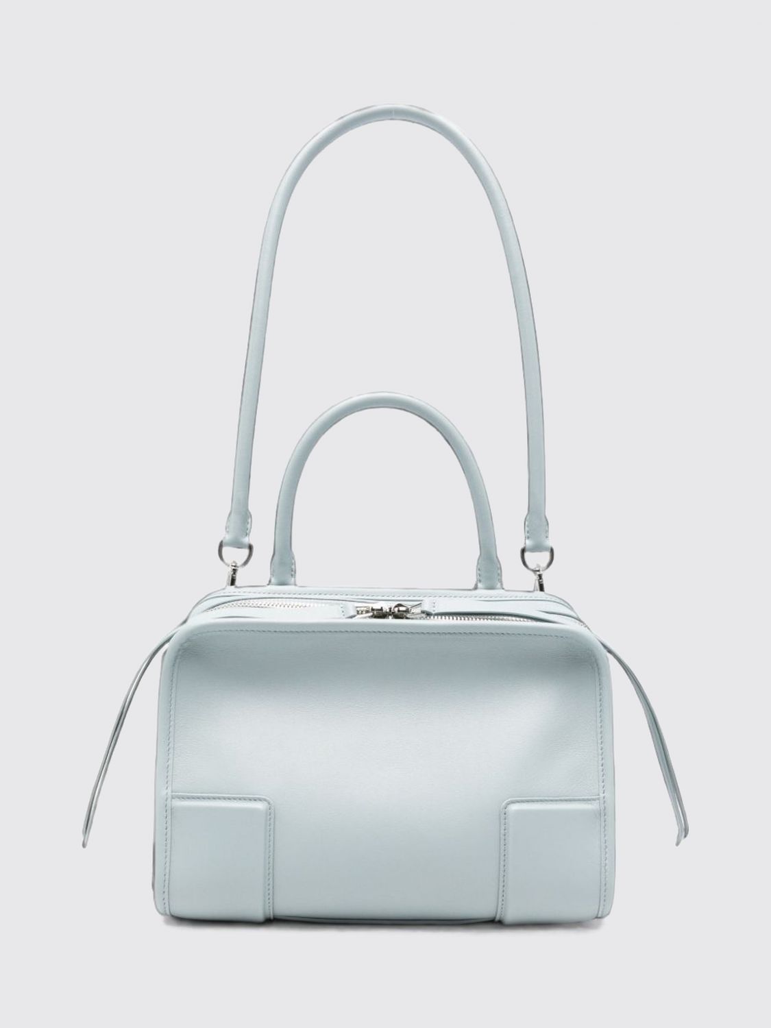 Loewe Women Loewe Small Amazona Calfskin Leather Handbag With Embossed Logo LOEWE