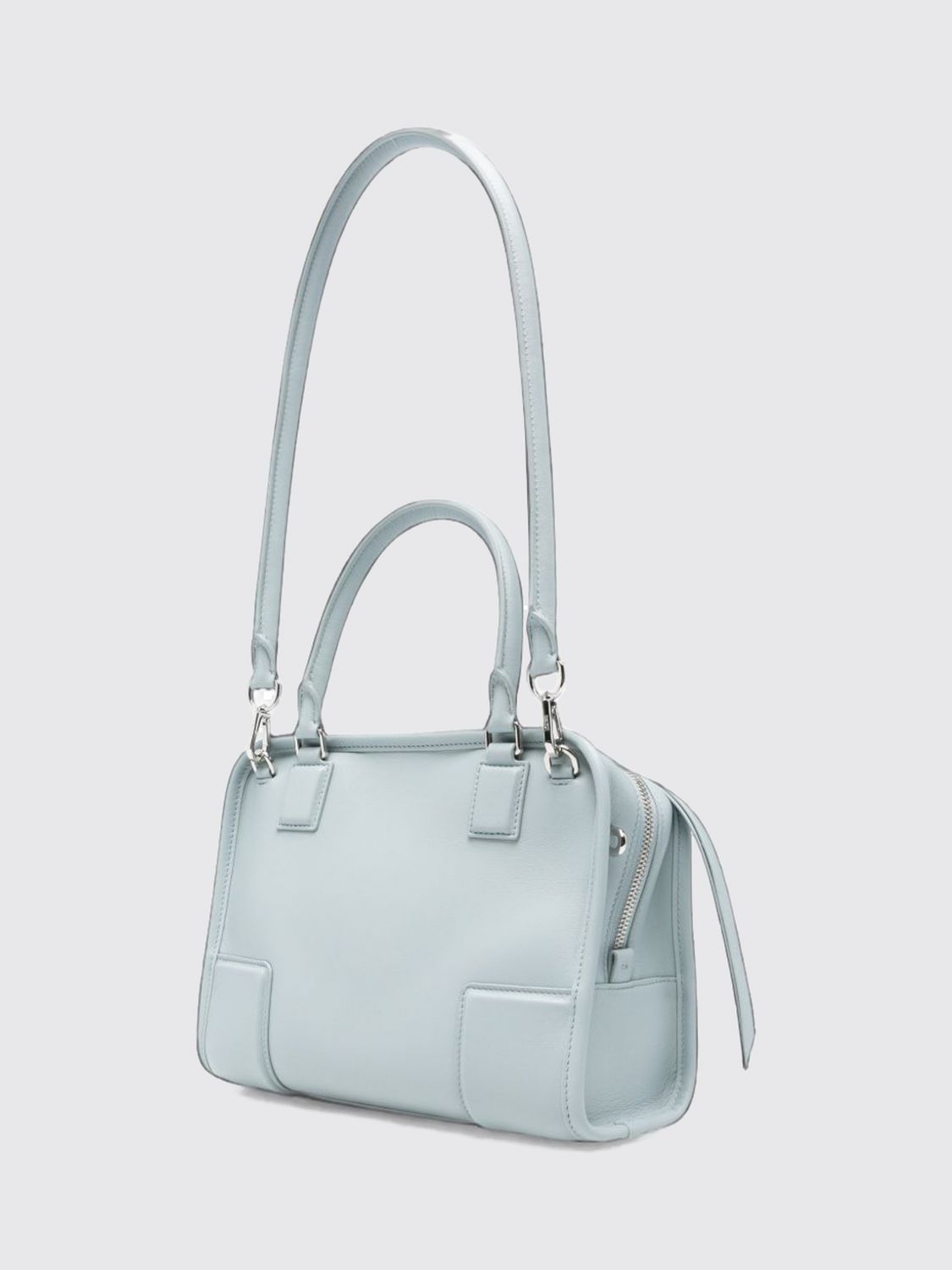 Loewe Women Loewe Small Amazona Calfskin Leather Handbag With Embossed Logo LOEWE