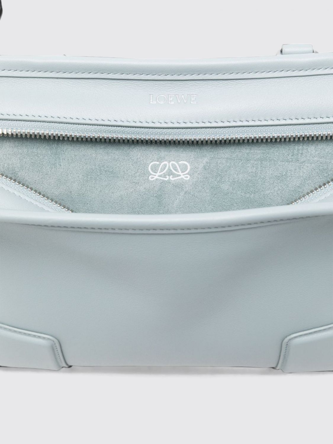 Loewe Women Loewe Small Amazona Calfskin Leather Handbag With Embossed Logo LOEWE