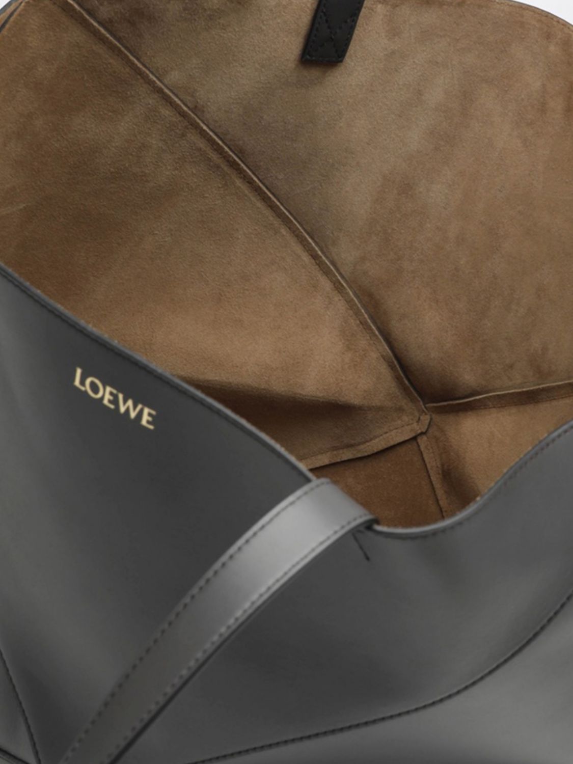 Loewe Men Large Puzzle Fold Loewe Tote Bag In Calf Leather With Double Handle LOEWE