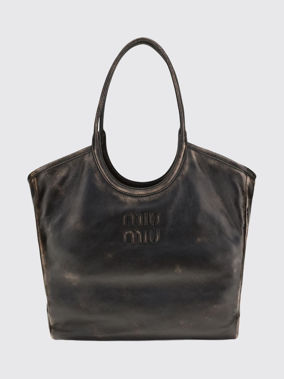 Miu Miu Shoulder Bag Woman Coffee MIU MIU