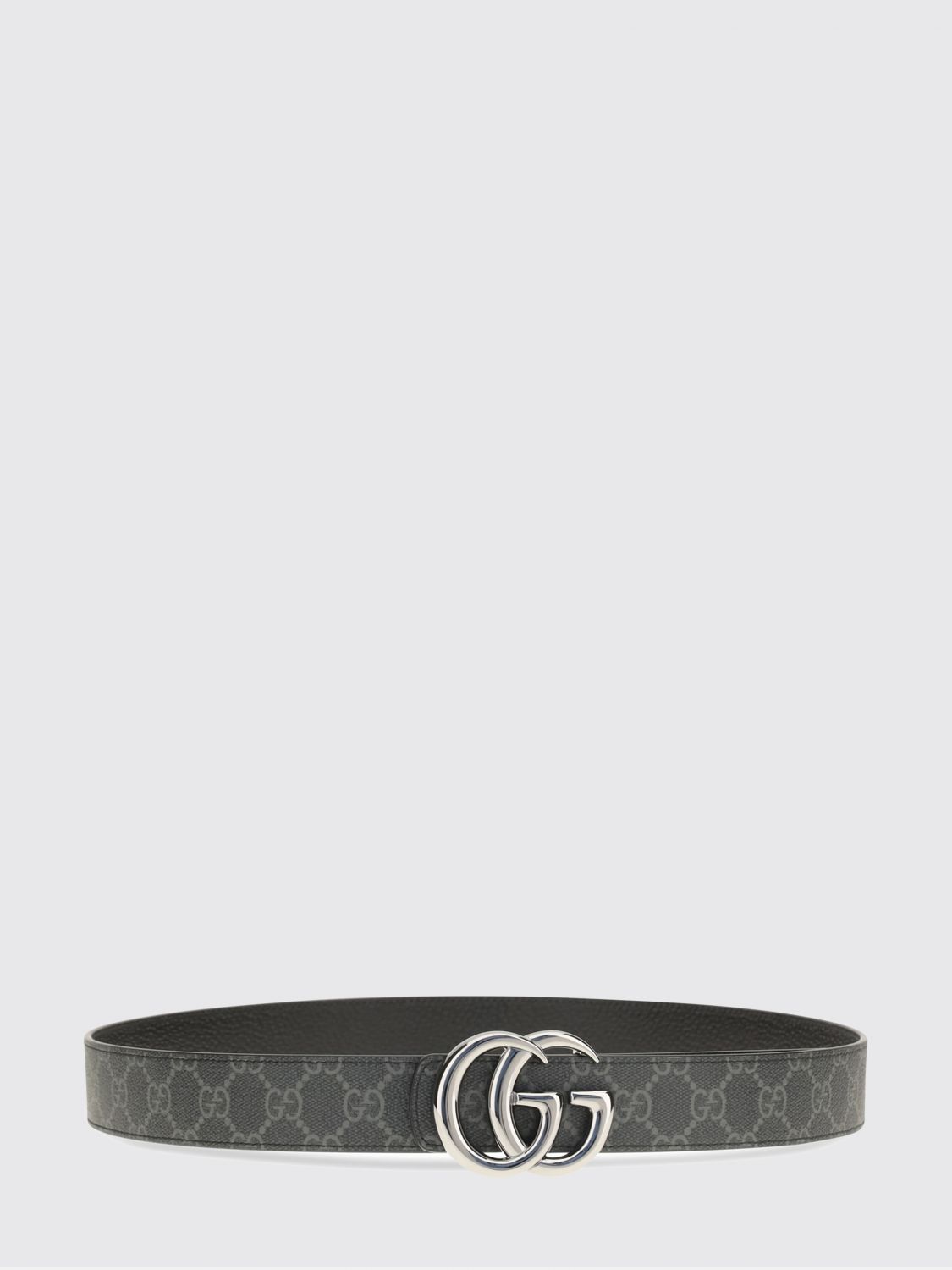 Gucci Men Gucci Gg Marmont Reversible Belt In Leather And Gg Monogram Canvas GUCCI