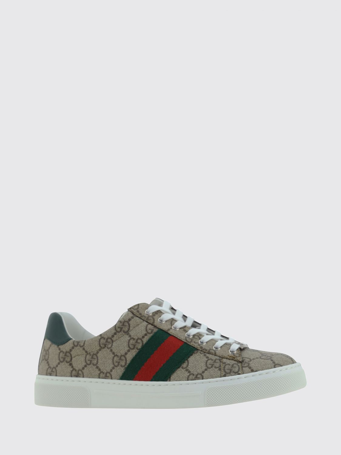 Gucci Women Gucci Ace Low Top Gg Supreme Fabric Monogram Sneakers GUCCI