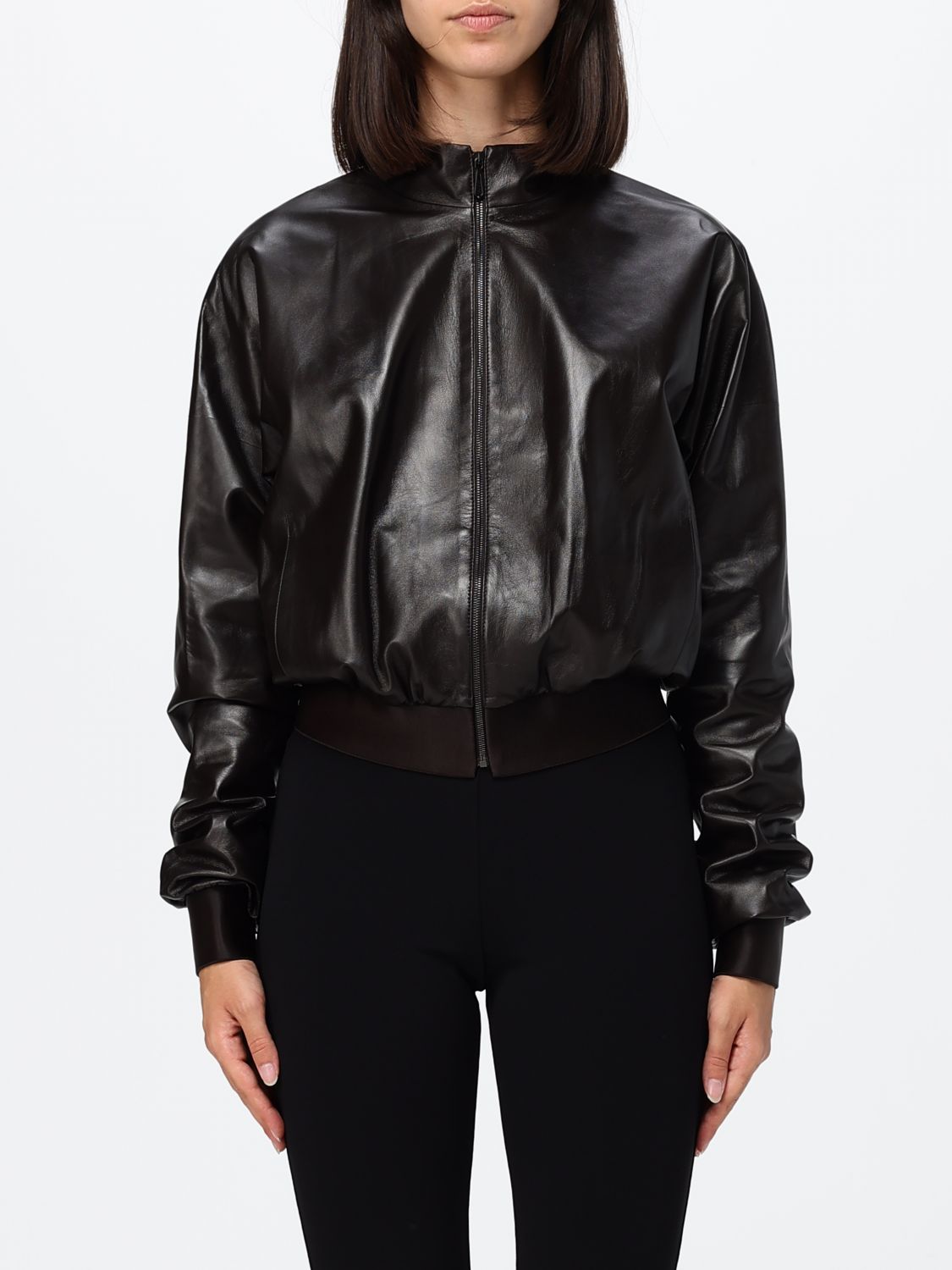 Gucci Jacket Woman Cocoa GUCCI