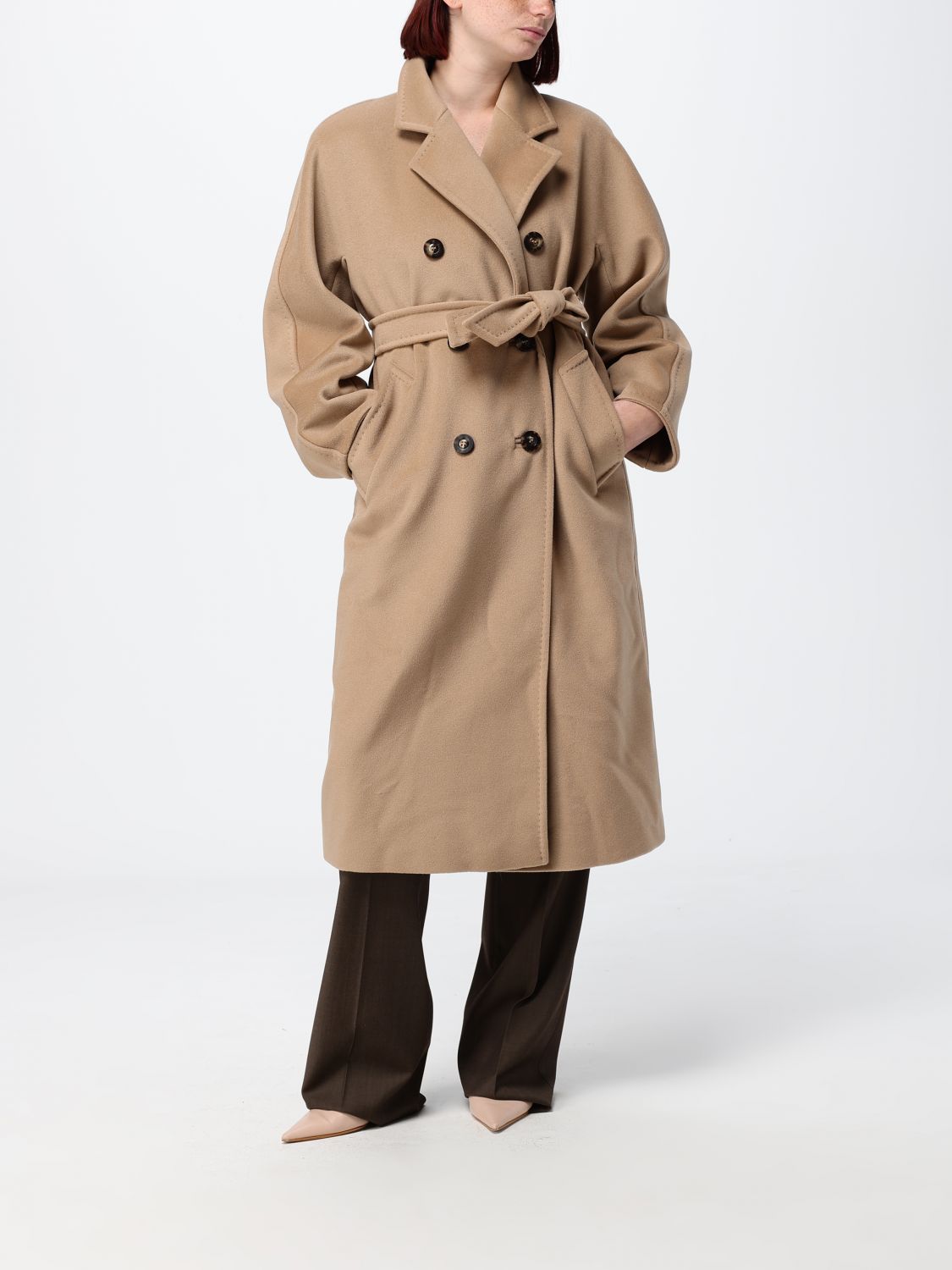 Max Mara Pants Woman Leather MAX MARA