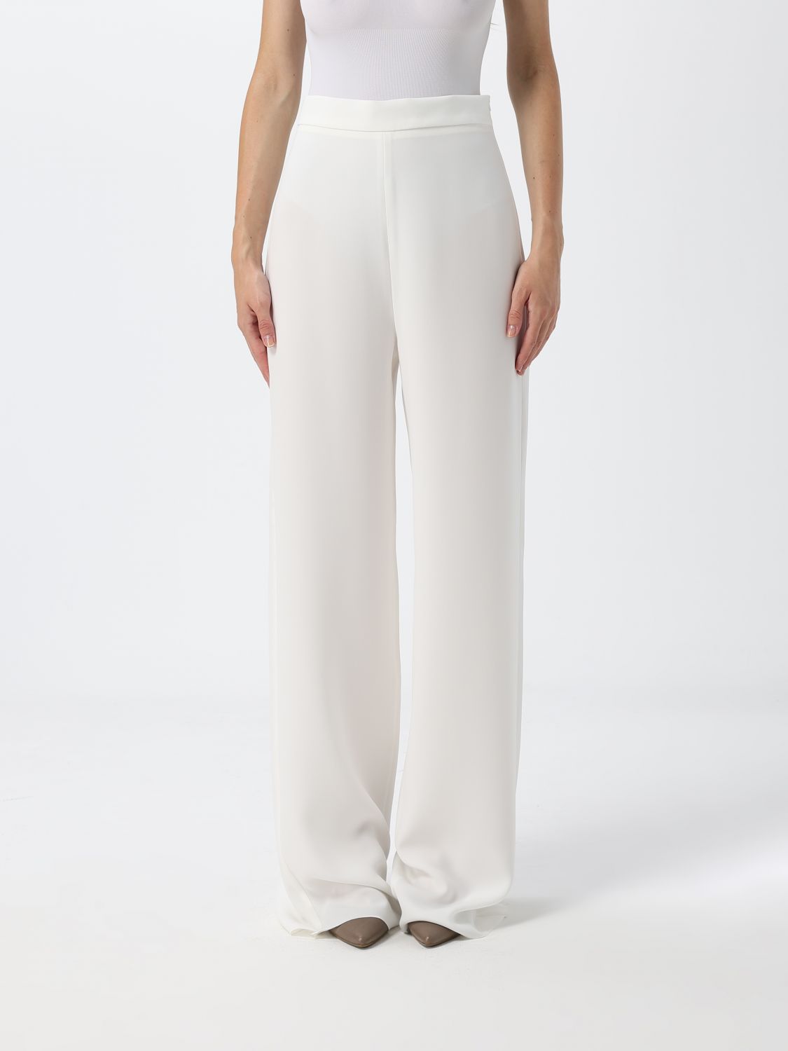 Max Mara Pants Woman White MAX MARA