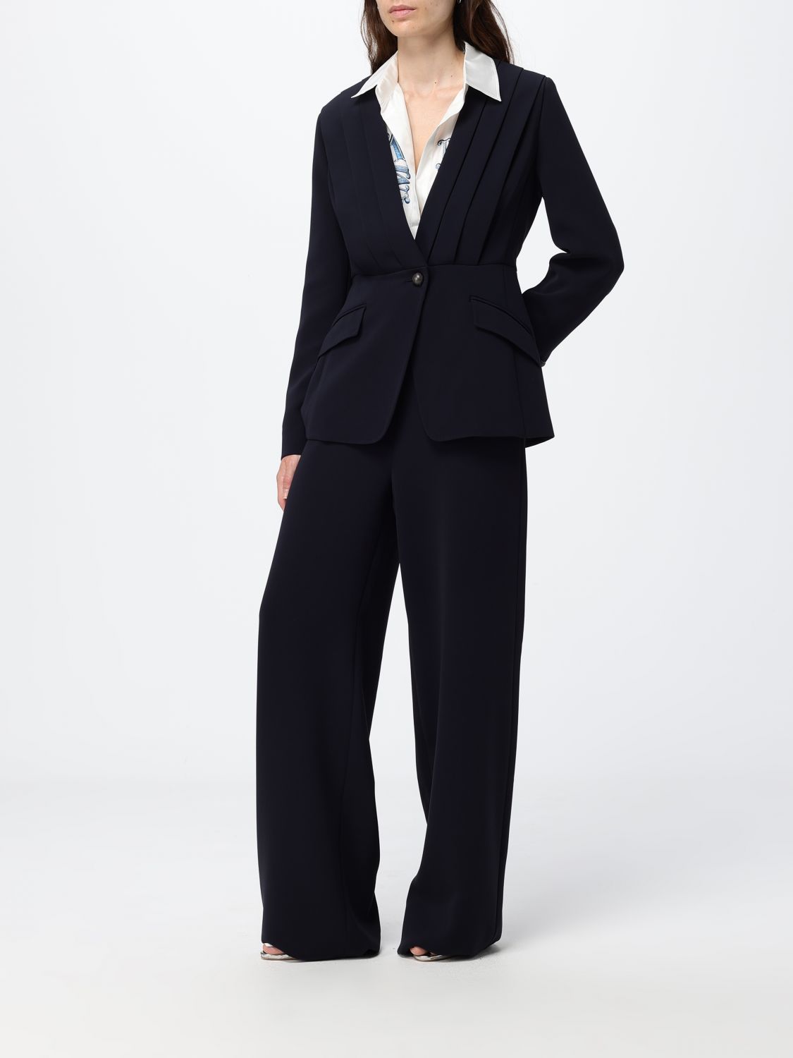 Max Mara Pants Woman Navy MAX MARA