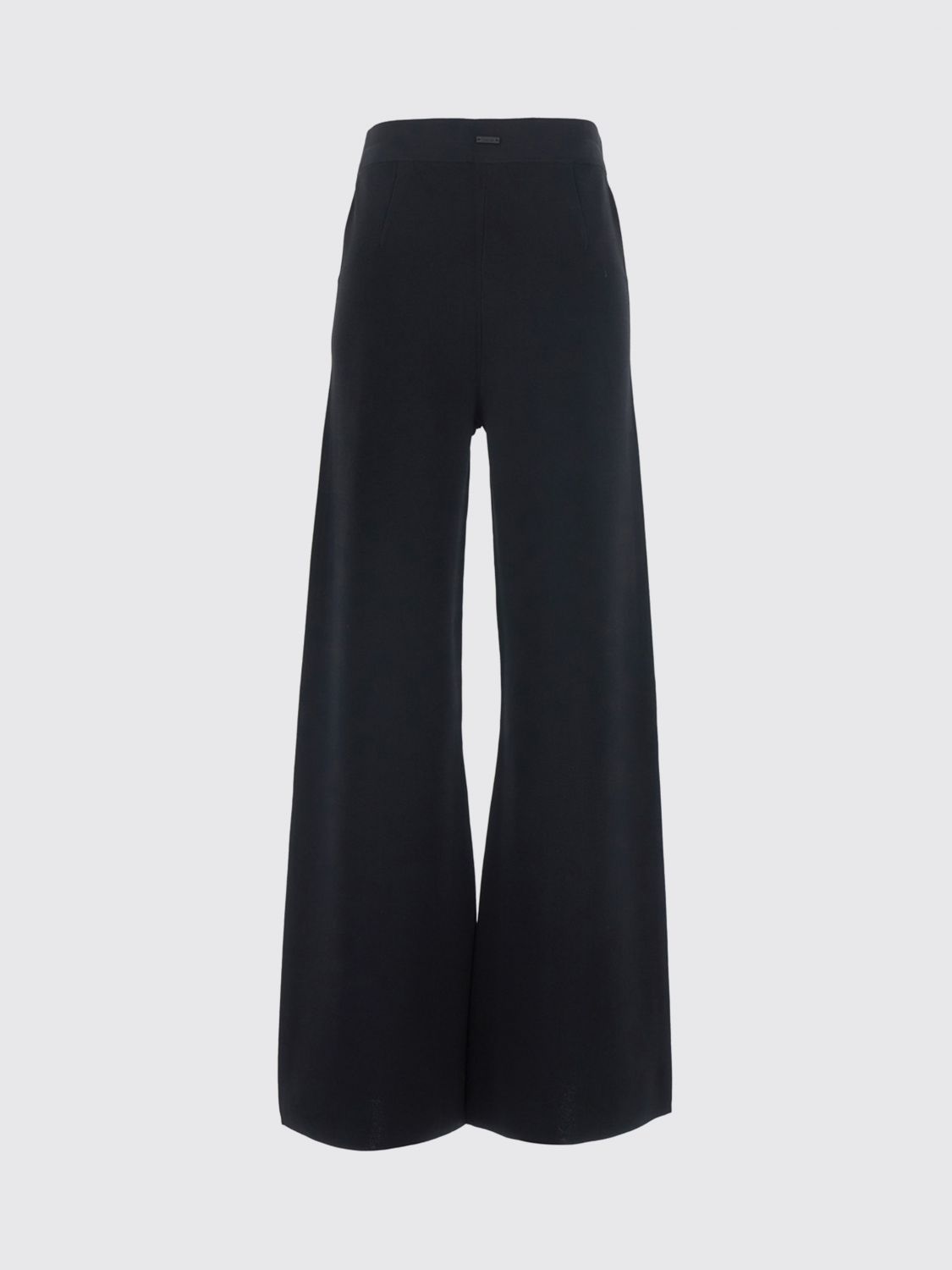 High-Waisted Wide Leg Knit Wool Trousers Max Mara MAX MARA