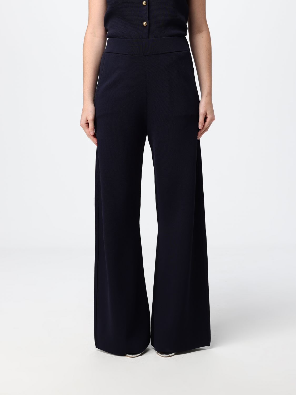 Max Mara Pants Woman Navy MAX MARA