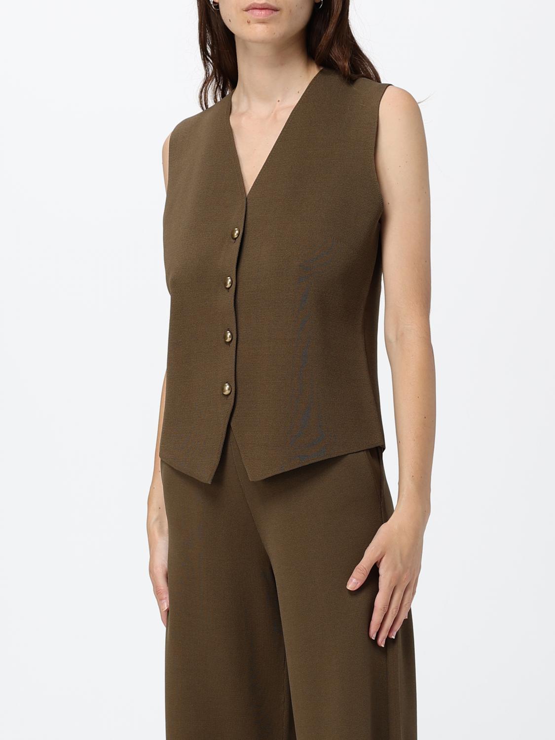 Max Mara Women Max Mara Fuggito Single-Breasted Slim Fit Tailored Vest MAX MARA