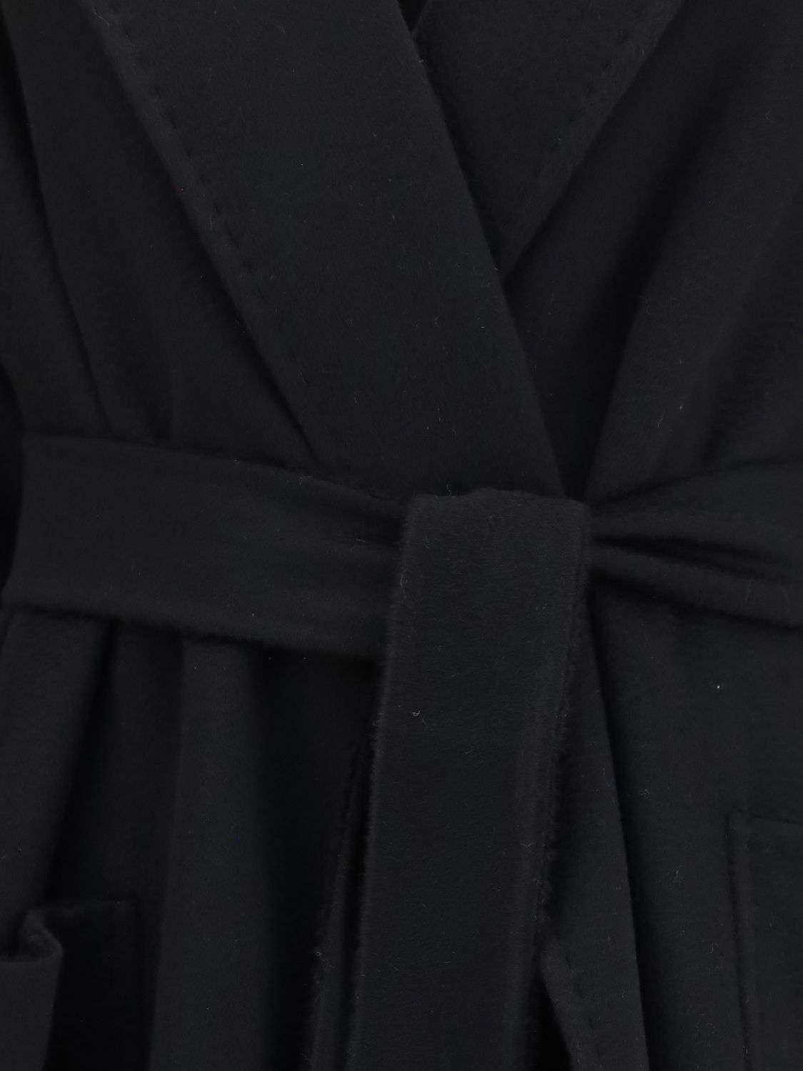 Max Mara Women Ludmilla Long Cashmere Belted Robe Coat Max Mara MAX MARA