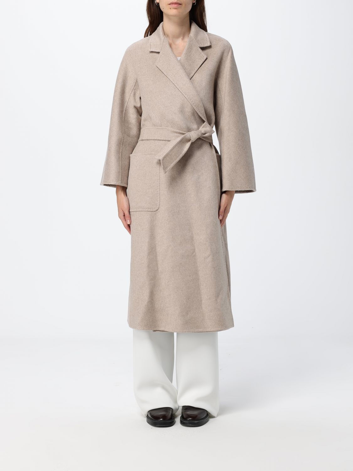 Max Mara Coat Woman Beige MAX MARA