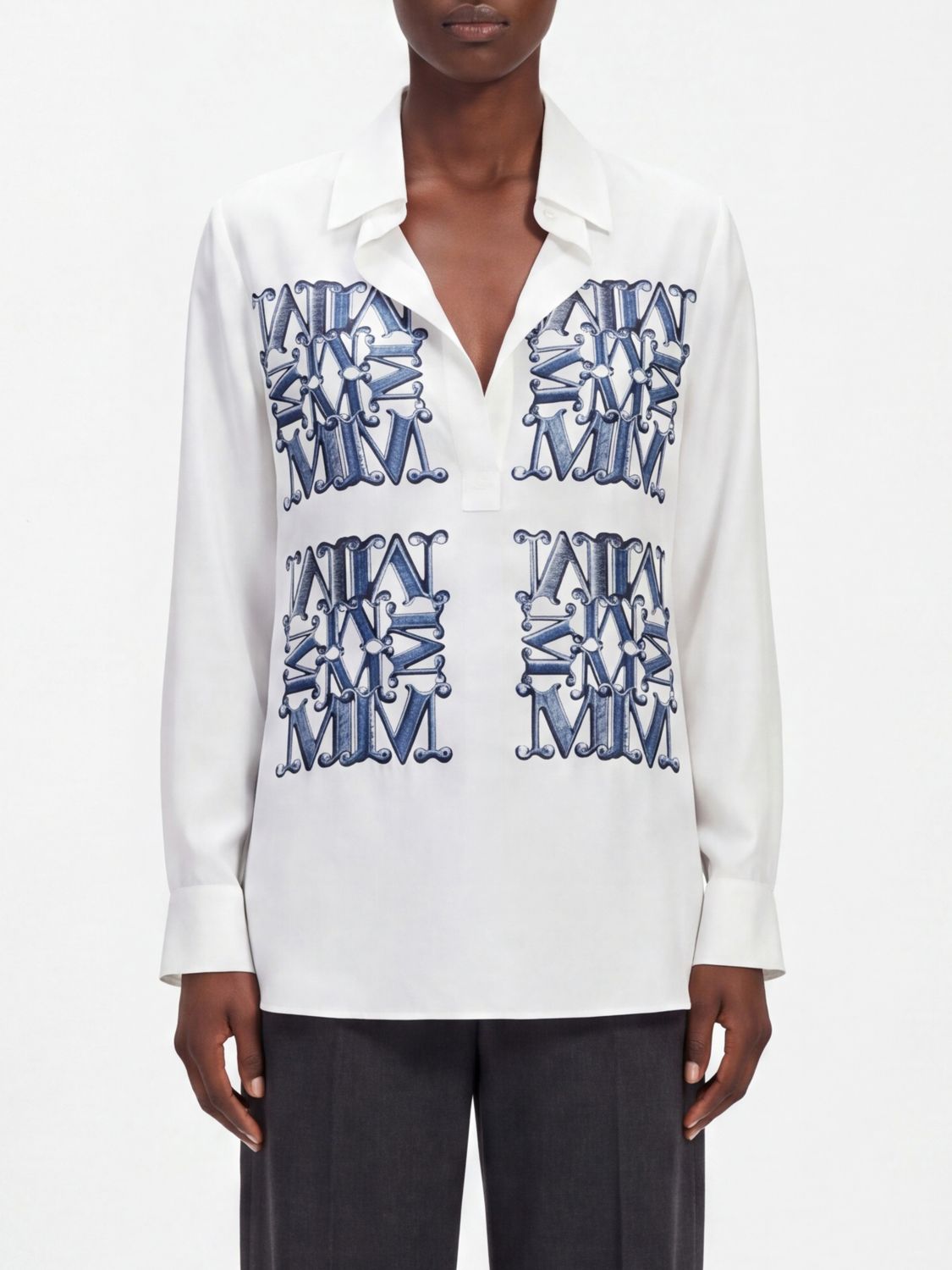 Max Mara Shirt Woman White 2 MAX MARA
