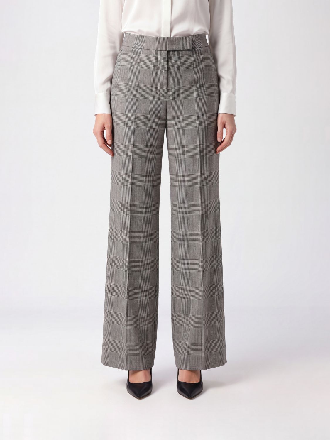 Max Mara Pants Woman Grey MAX MARA