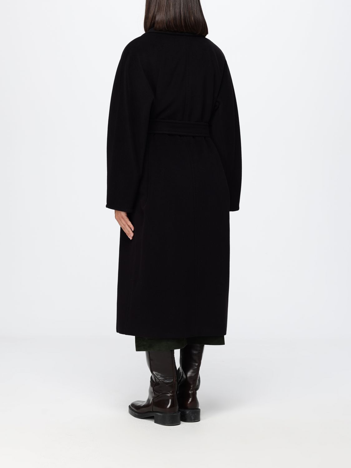 Max Mara Coat Woman Black MAX MARA