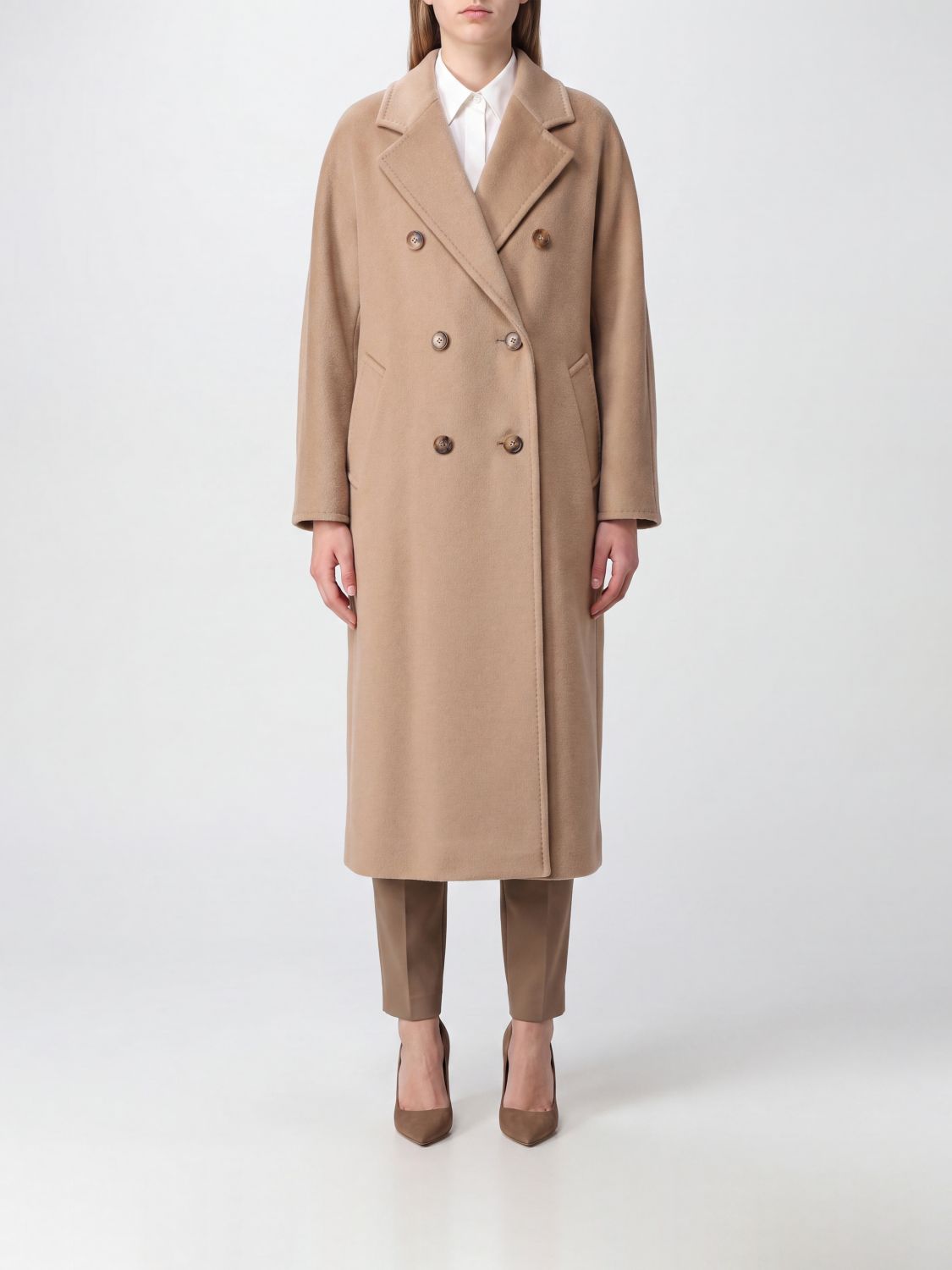 Max Mara Coat Woman Beige MAX MARA