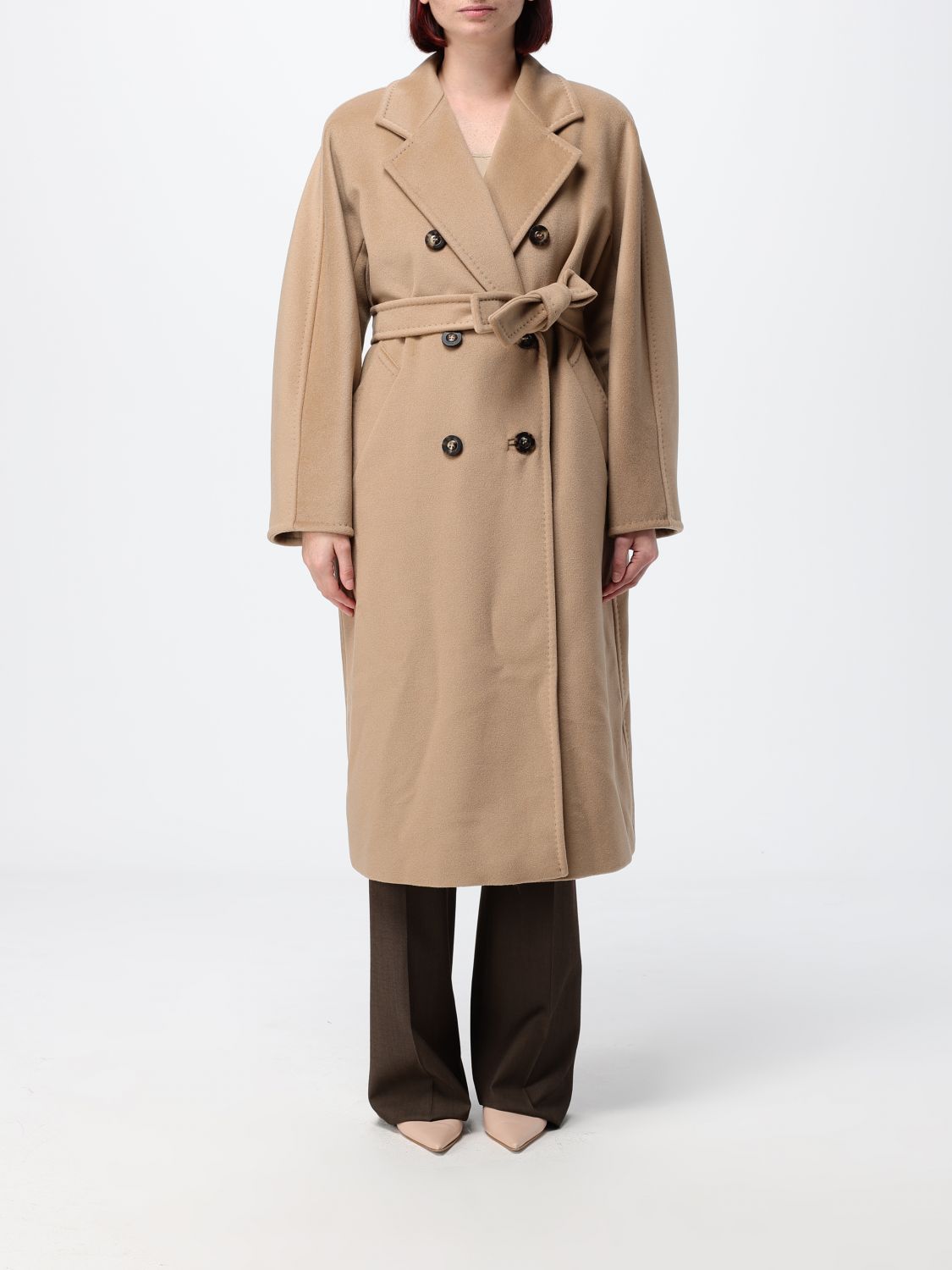 Max Mara Coat Woman Camel