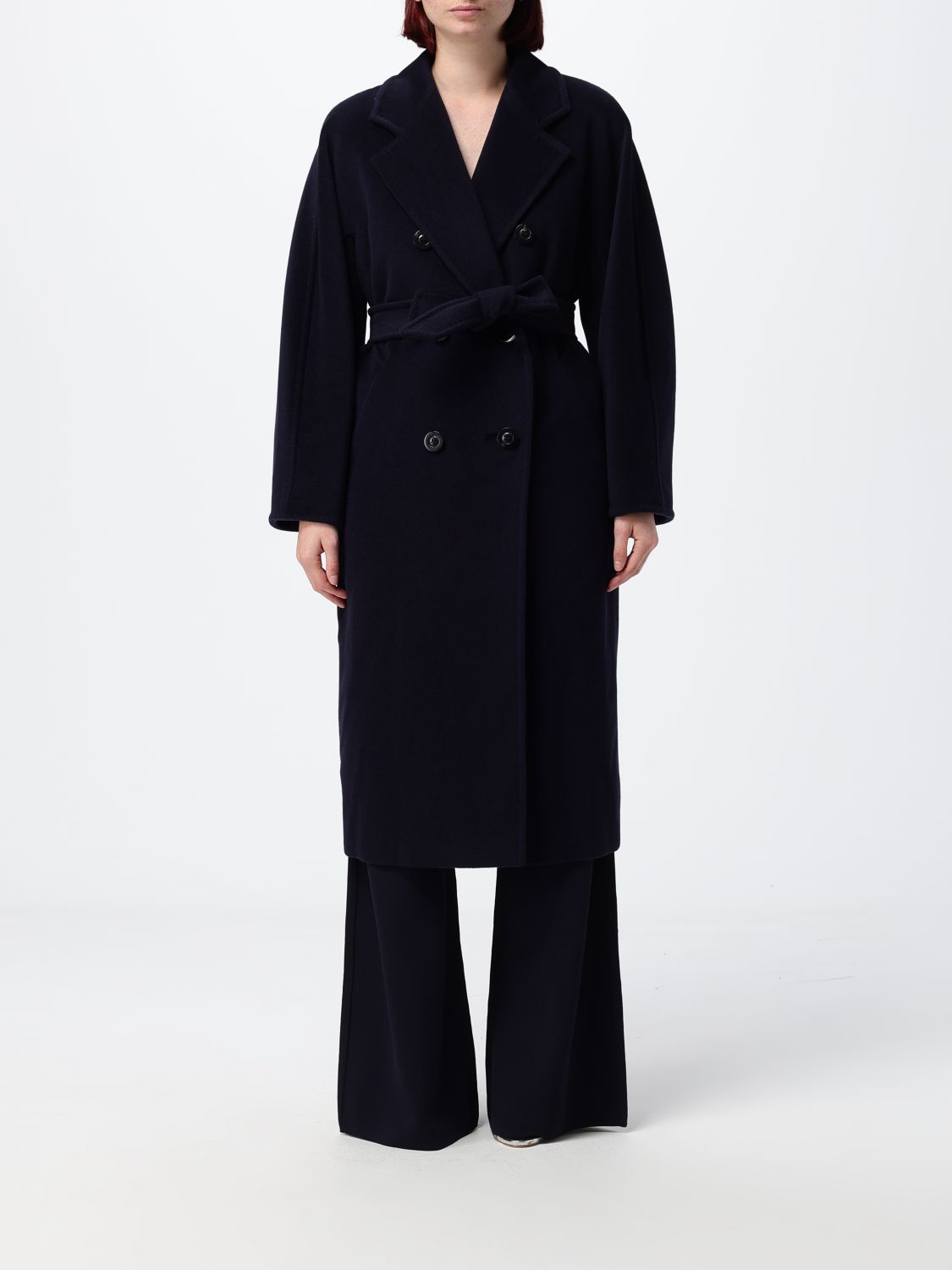 Max Mara Coat Woman Navy MAX MARA