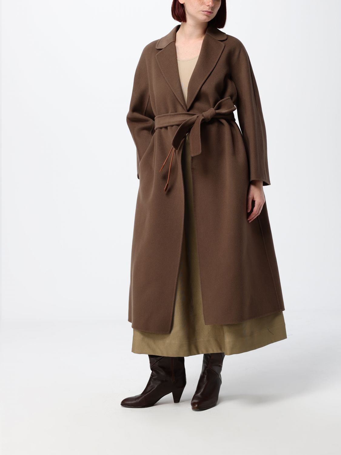 Max Mara Skirt Woman Kaki MAX MARA
