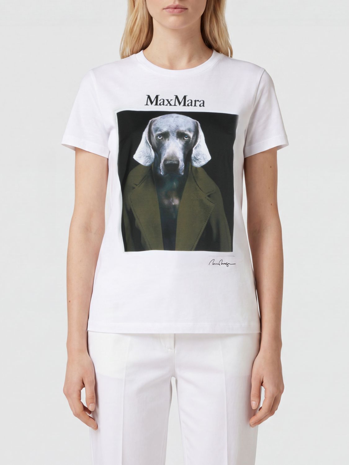 Max Mara T-Shirt Woman Kaki MAX MARA