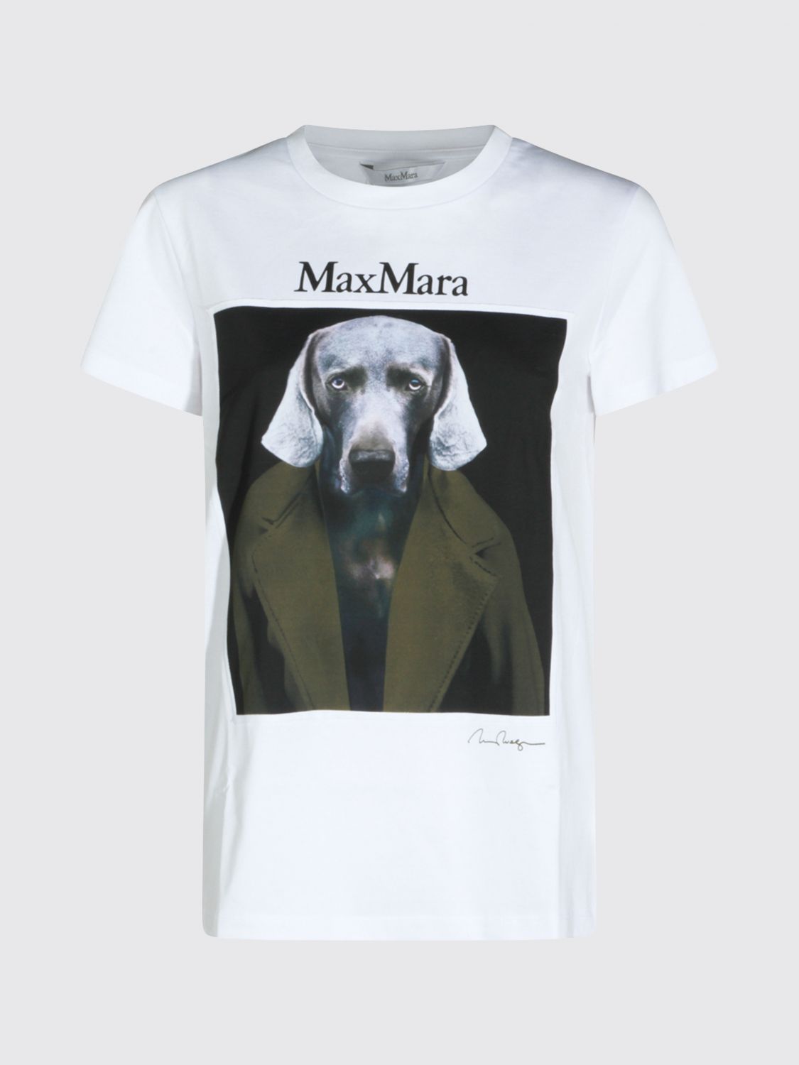 Max Mara T-Shirt Woman Kaki MAX MARA