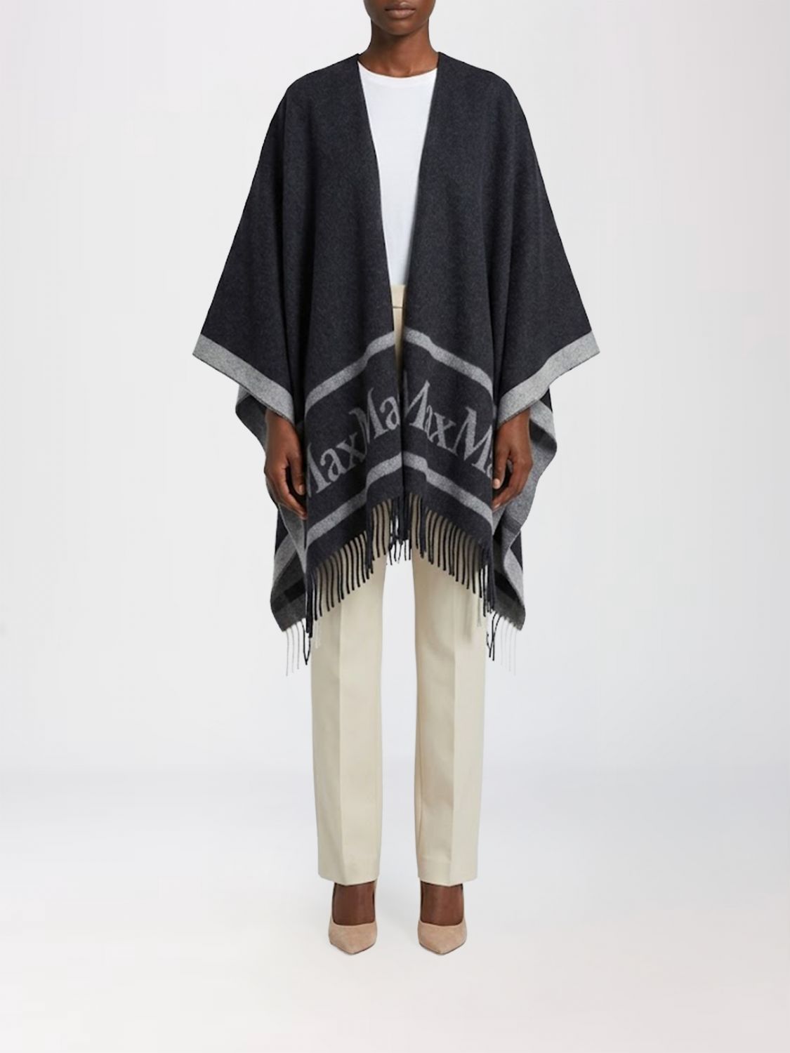 Max Mara Coat Woman Blue MAX MARA
