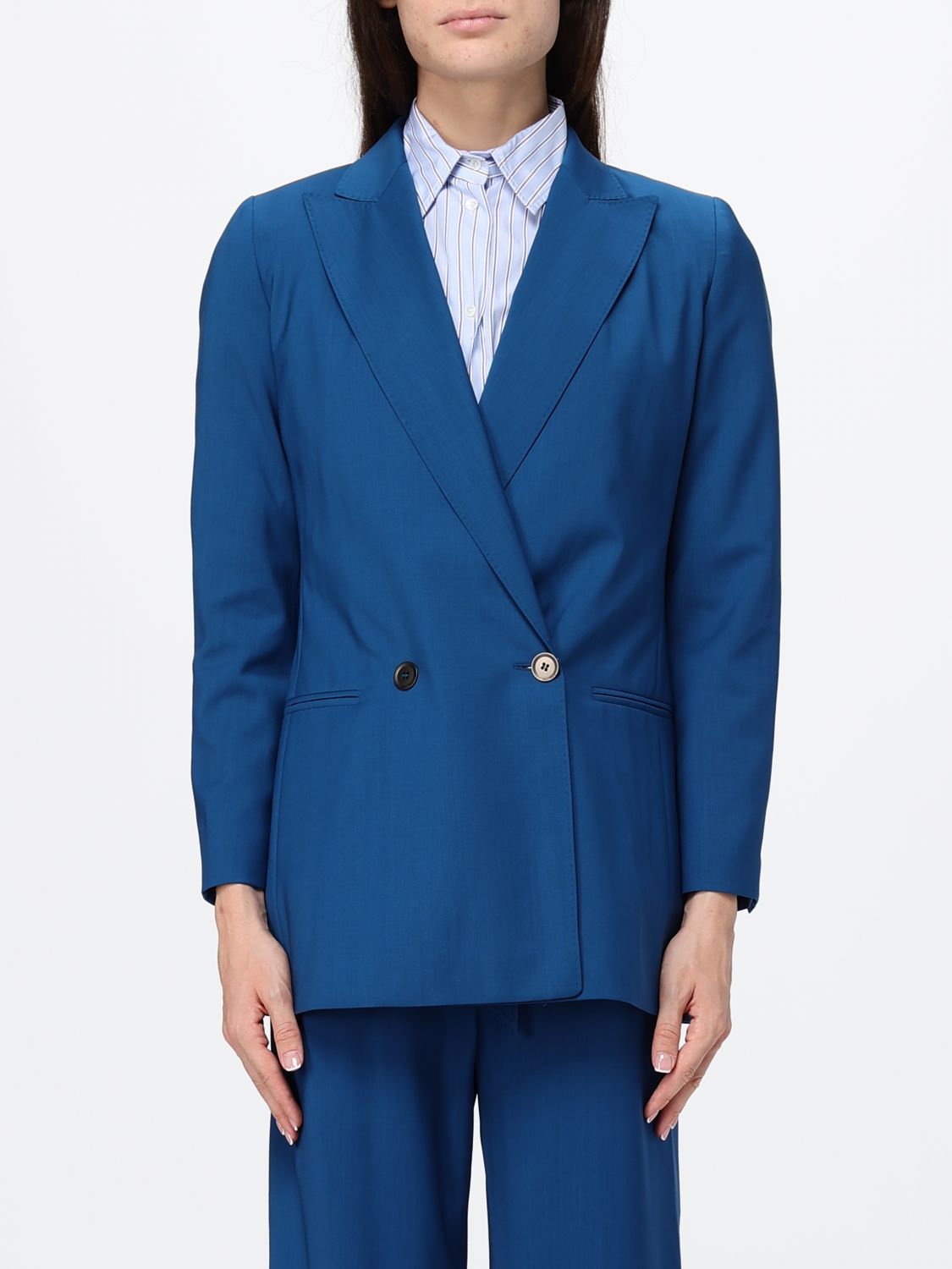 Weekend Max Mara Shirt Woman Gnawed Blue WEEKEND MAX MARA