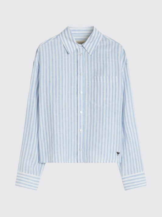 Weekend Max Mara Shirt Woman Gnawed Blue