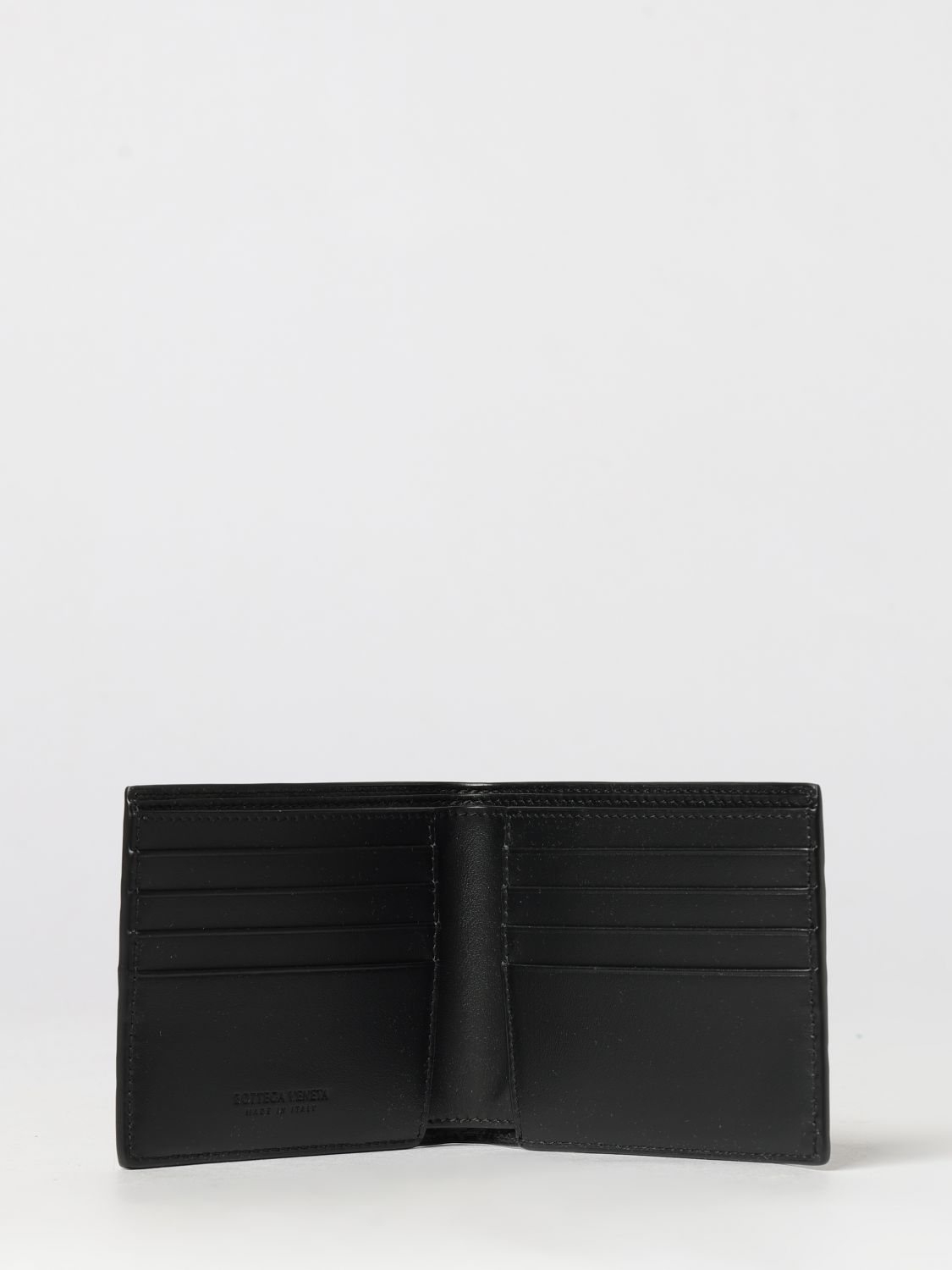 Bottega Veneta Men Bottega Veneta Woven Calfskin Bifold Wallet BOTTEGA VENETA
