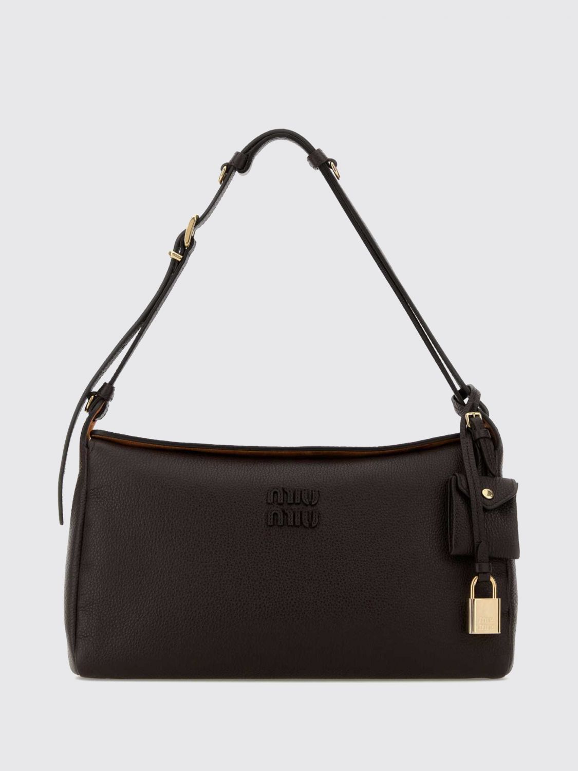 Miu Miu Shoulder Bag Woman Dark MIU MIU
