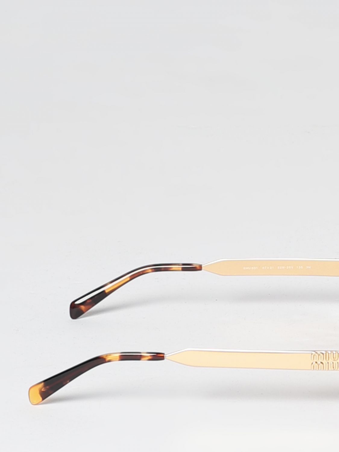 Miu Miu Sunglasses Woman Gold MIU MIU
