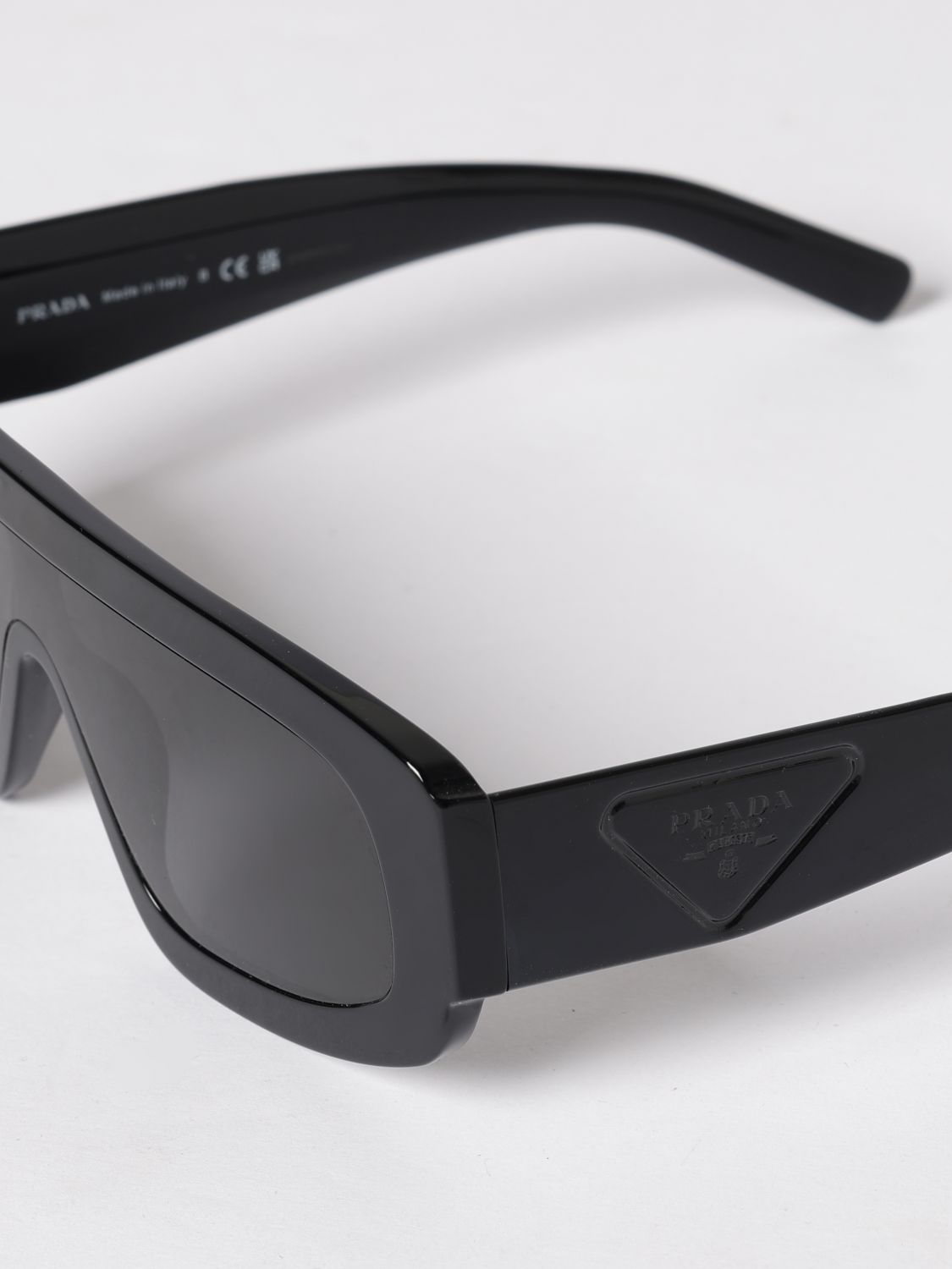 Prada Women Prada Acetate Shield Sunglasses With Colored Lenses PRADA