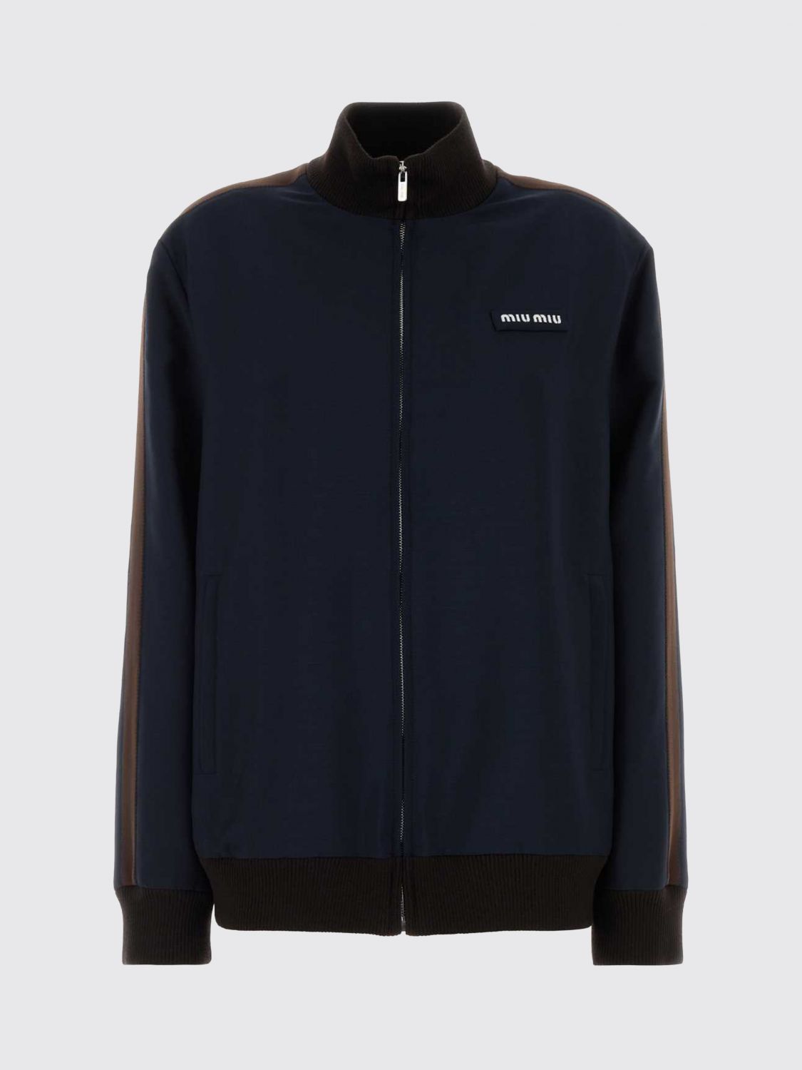 Miu Miu Sweatshirt Woman Navy MIU MIU