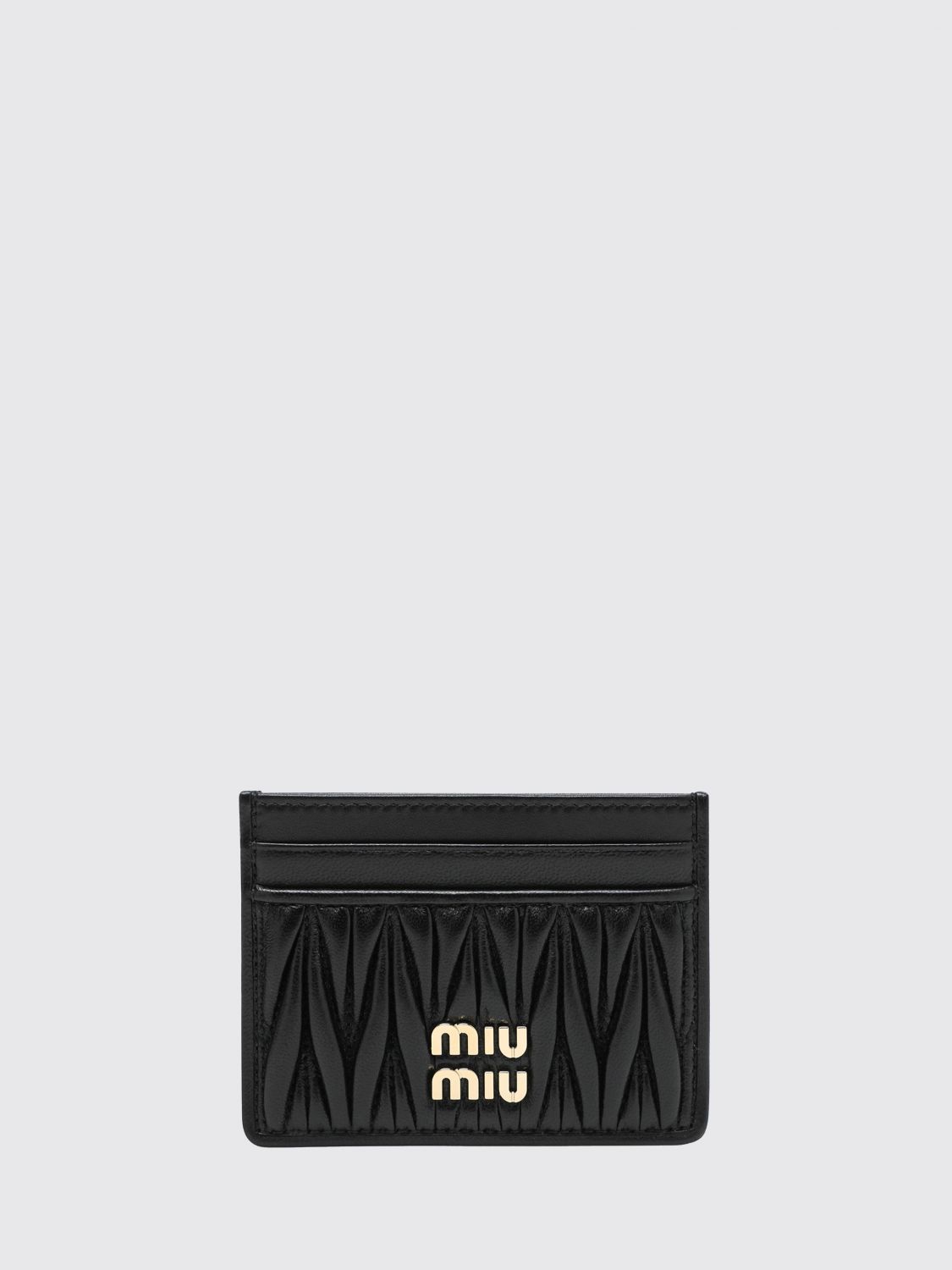 Miu Miu Wallet Woman Black MIU MIU