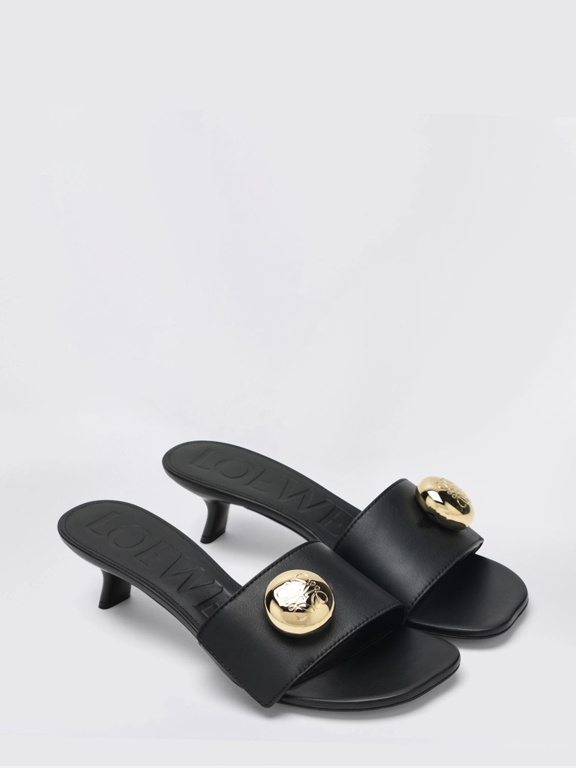 Loewe Heeled Sandal Woman Black LOEWE